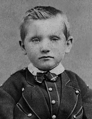 A young Frank. Image courtesy of Francis Edmonston. A young Frank. Image courtesy of Francis Edmonston.