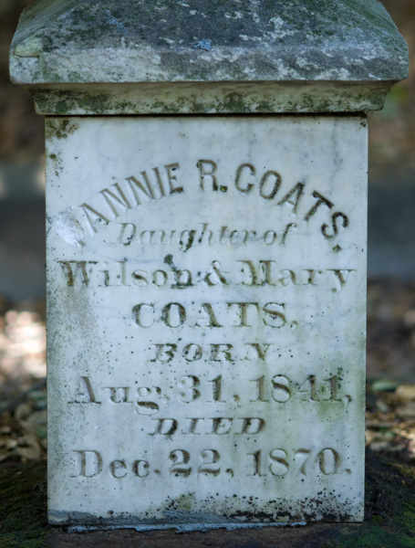 Frances Coats Grave Frances Coats grave