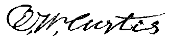 Eleazer Curtis' signature