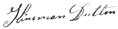 Kinsman Dutton's Signature Kinsman Dutton's signature