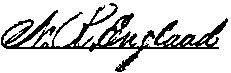 Signature of Nathan England