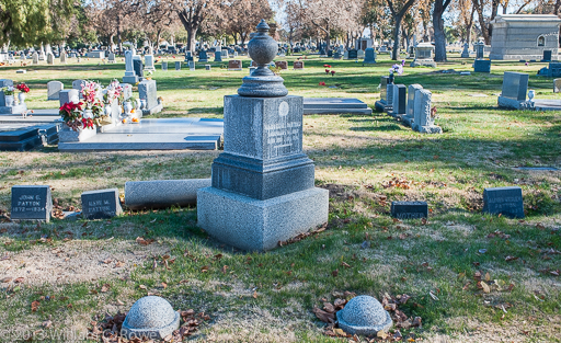 From left to right John C. Patton and Hattie in a common grave, Kate, Warren, Sarah, and Alfred. Oak Hill Memorial Park, San Jose, California From left to right John C. Patton and Hattie in a common grave, Kate, Warren, Sarah, and Alfred. Oak Hill Memorial Park, San Jose, California